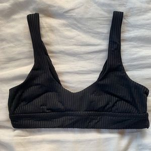 Vitamin A Sienna Tank - black eco rib size small